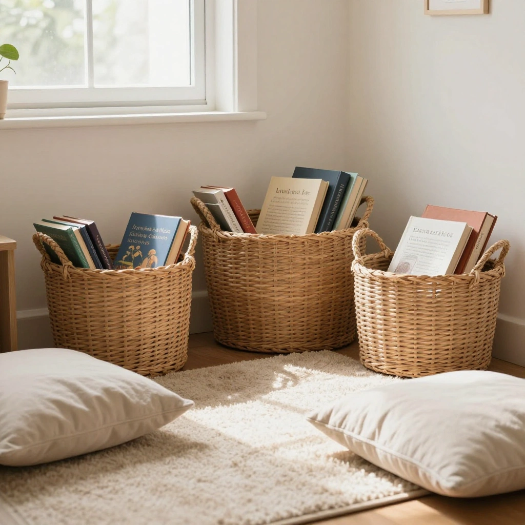 Basket Bin Reading Corner