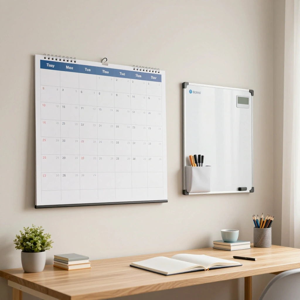Bedroom Desk Organization