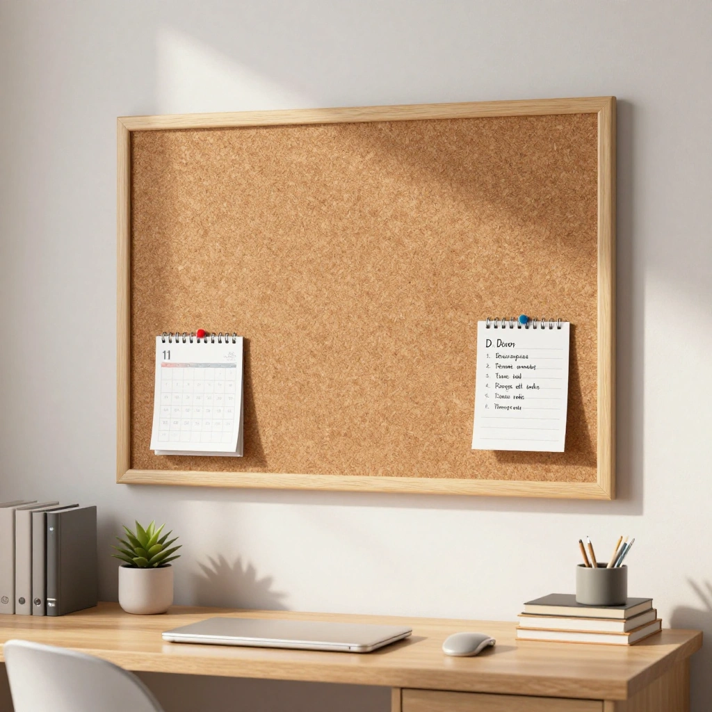 Corkboard or Magnetic Memo Wall