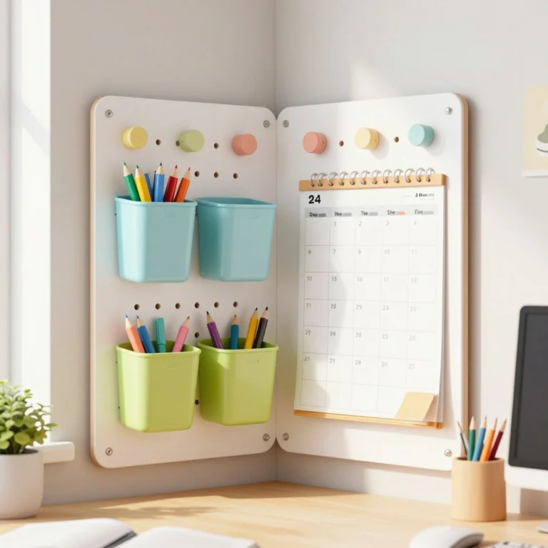 Corner Desk Organization ideas