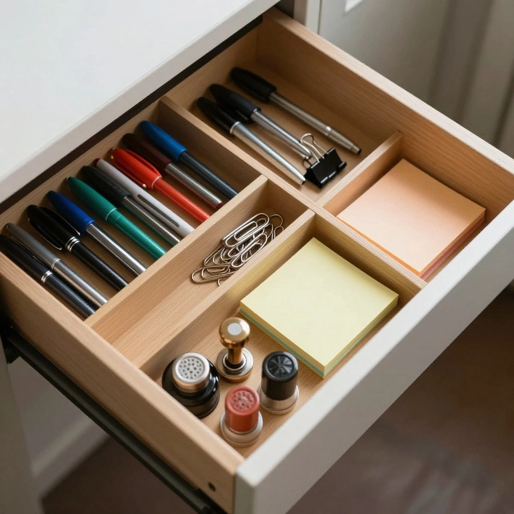 Desktop Drawer Divider System