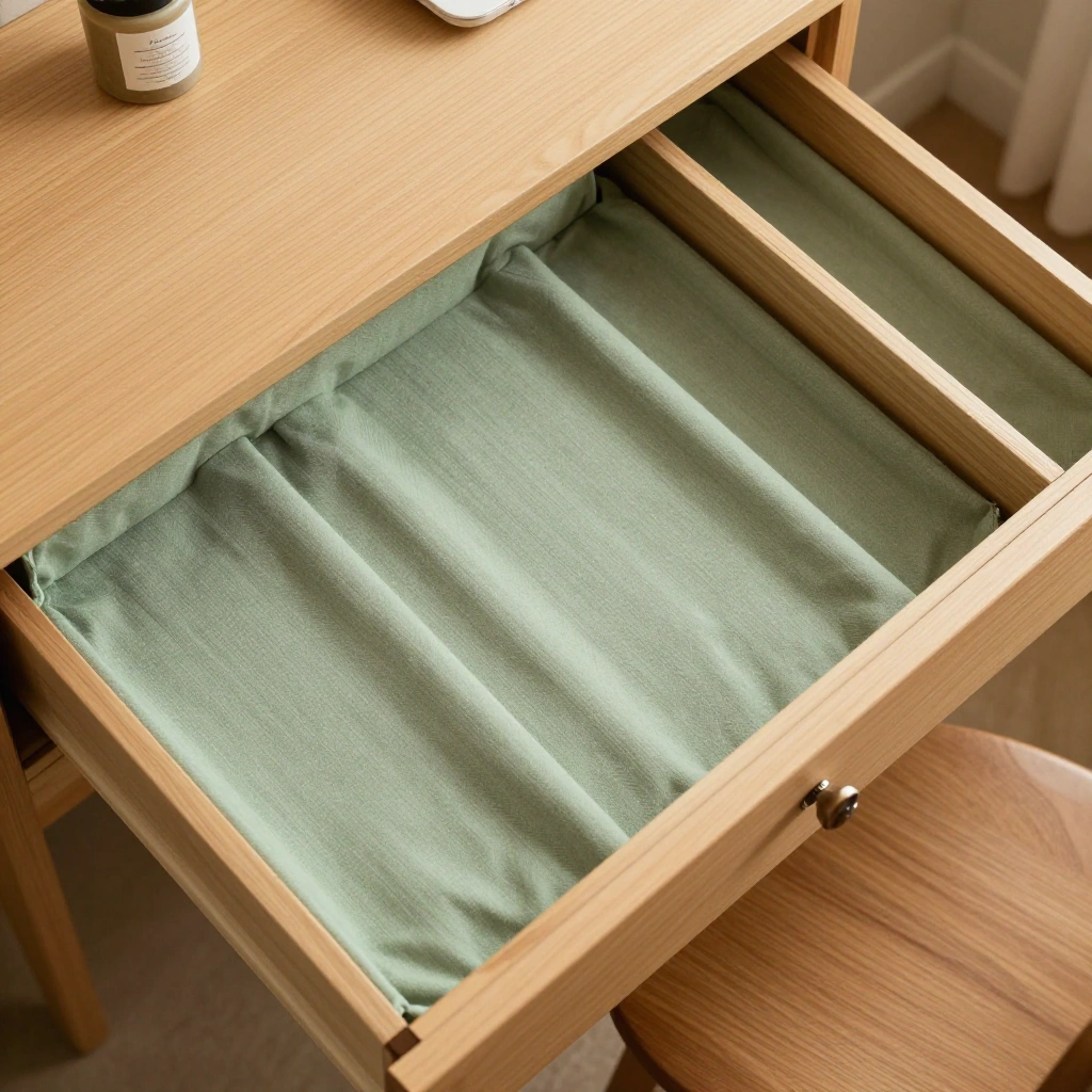 Fabric-Lined Drawer Inserts