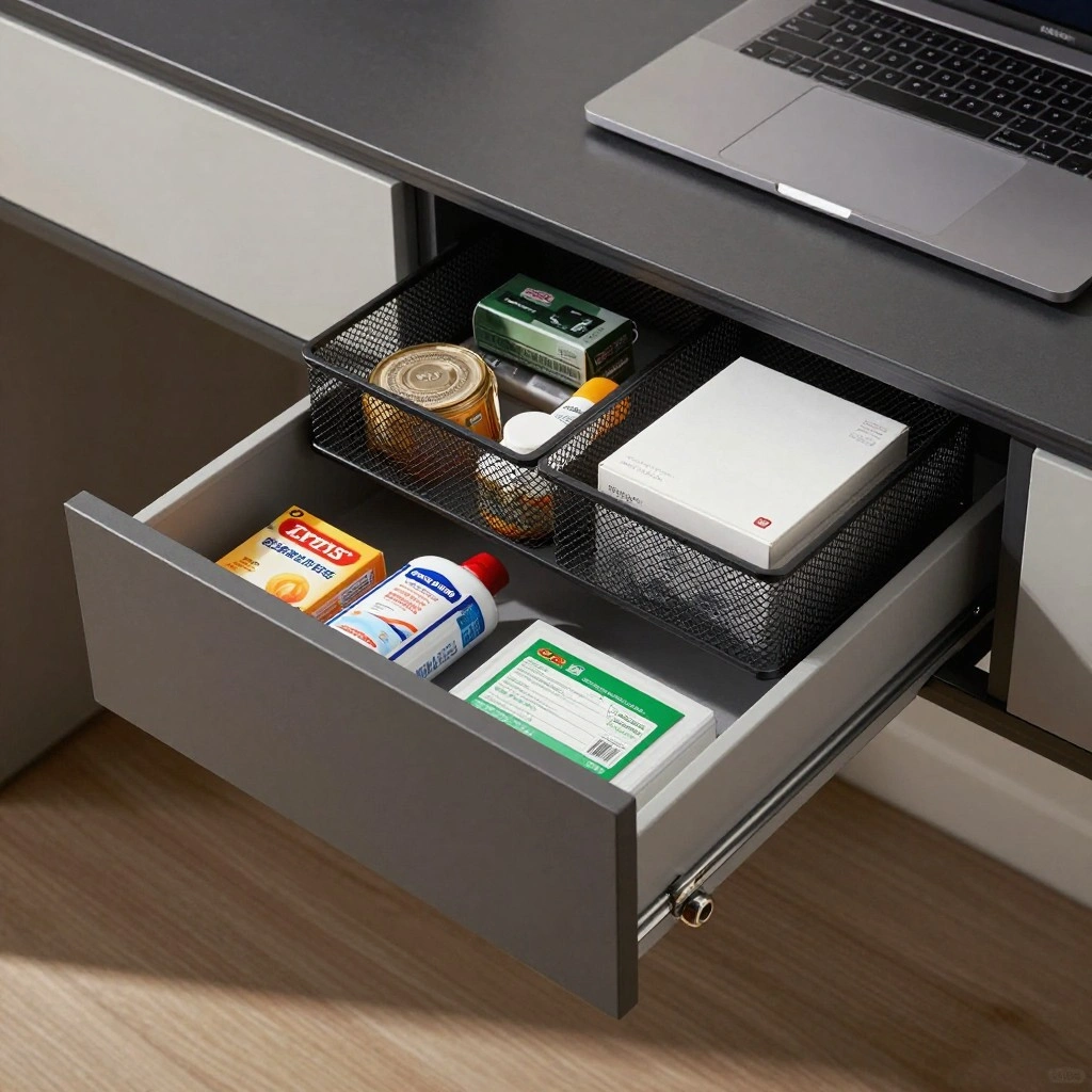 Multi-Tier Sliding Drawer Organizer