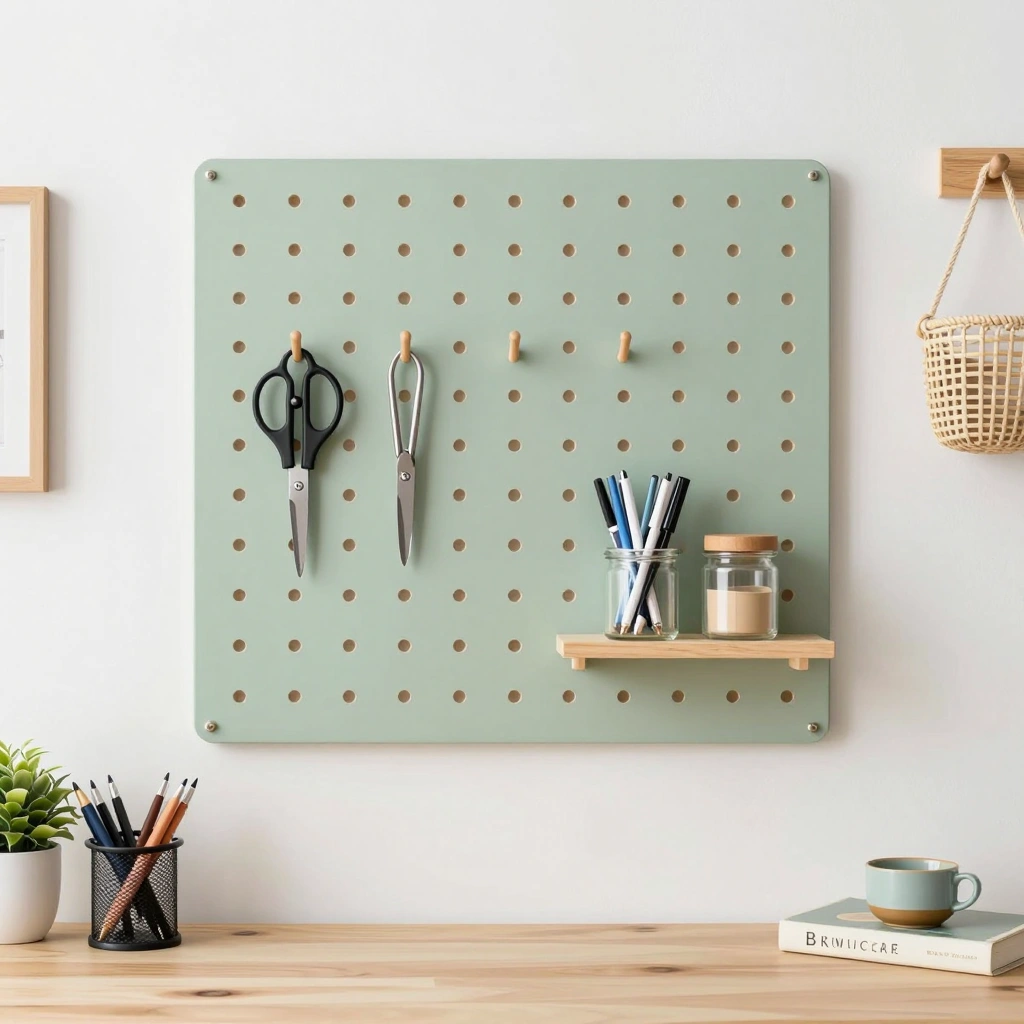 Pegboard Organization Wall