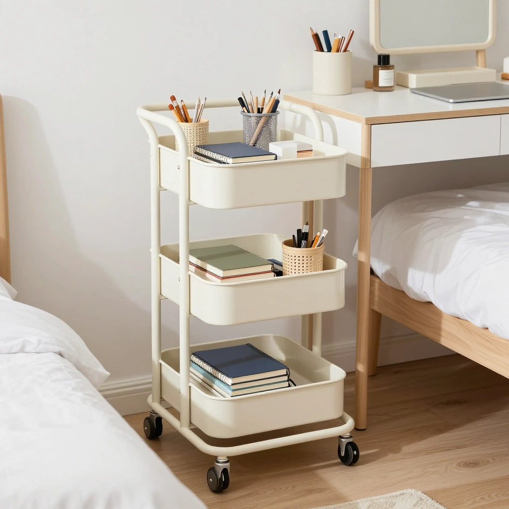 Rolling Cart Side Storage