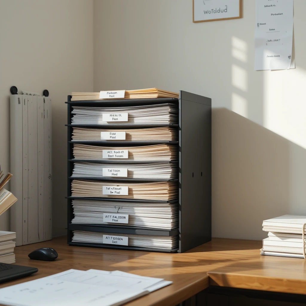 Vertical File Sorter Station