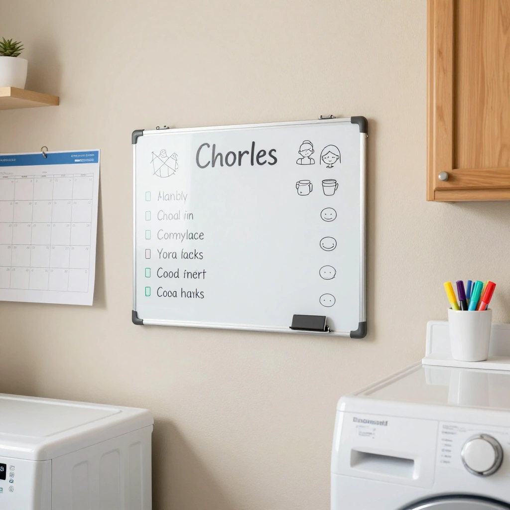 A Command Center for Chore Charts and Family Schedules