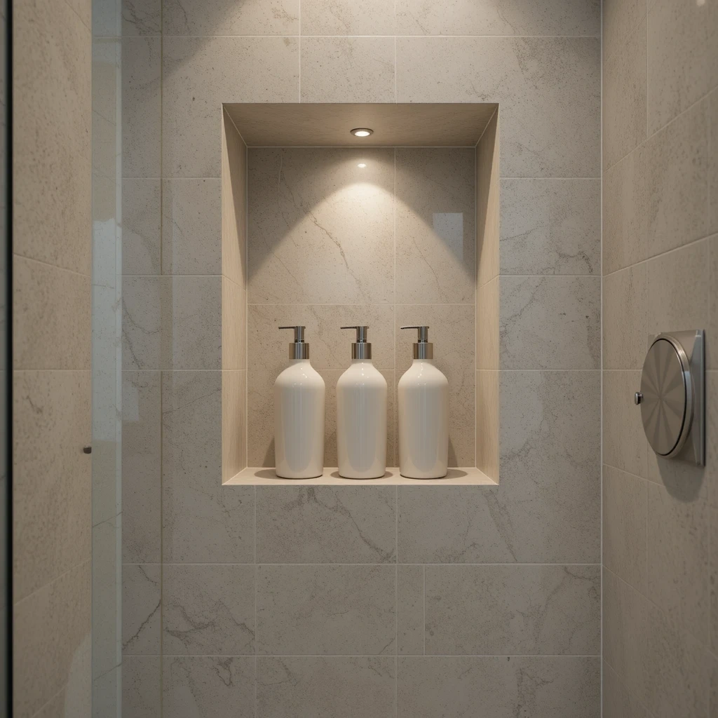 Built-In Shower Niche