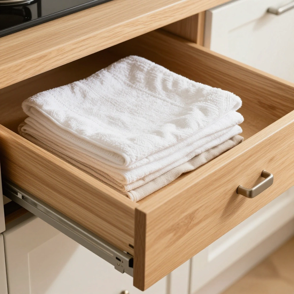Cedar-Lined Drawer for Linens and Towels