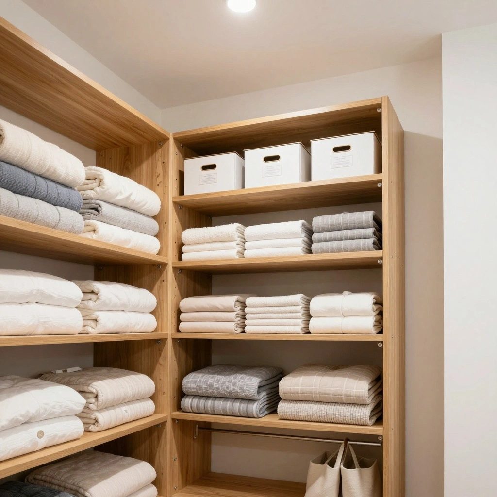 Ceiling-High Shelf Stack