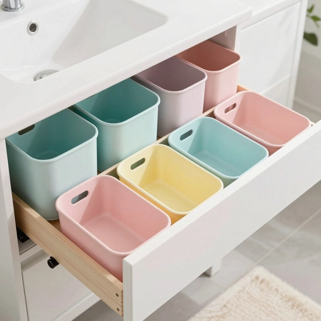 Color-Coded Family Drawer System