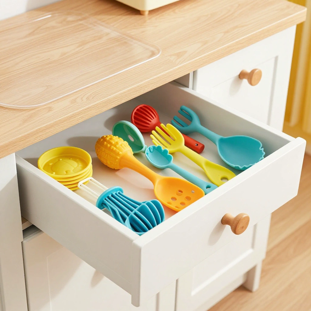 Color-Coded Family Utensil System