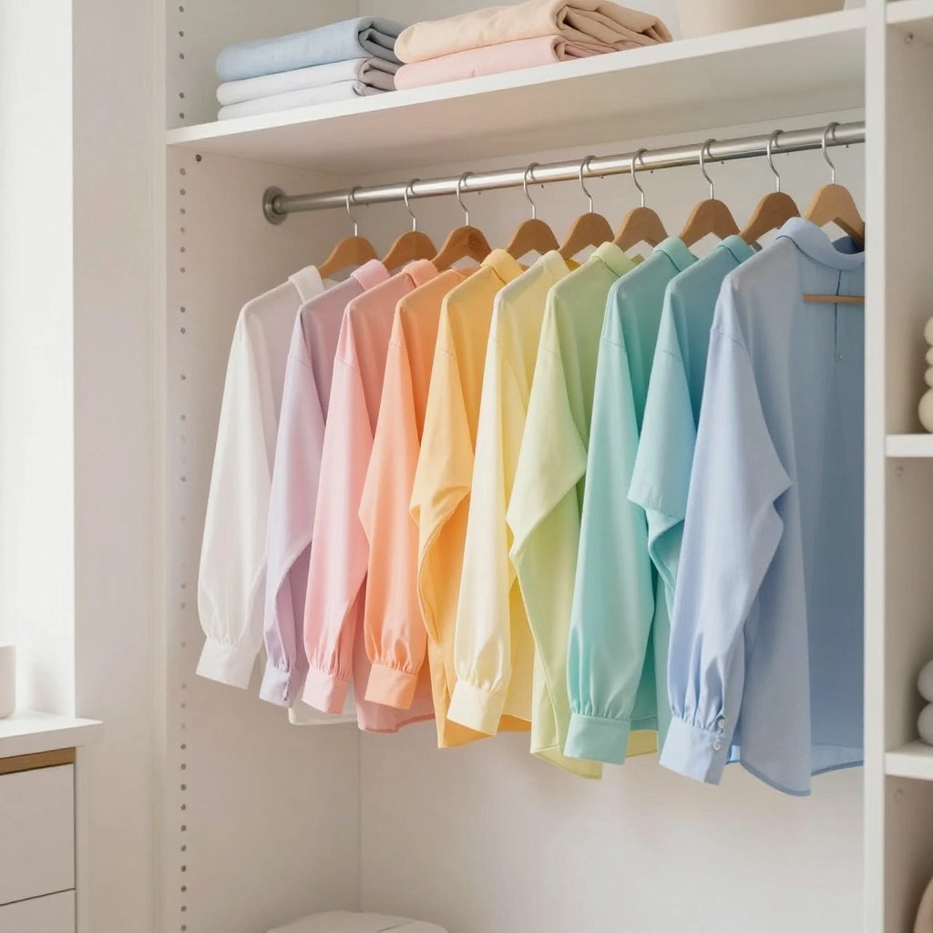 Color-Coded Wardrobe System