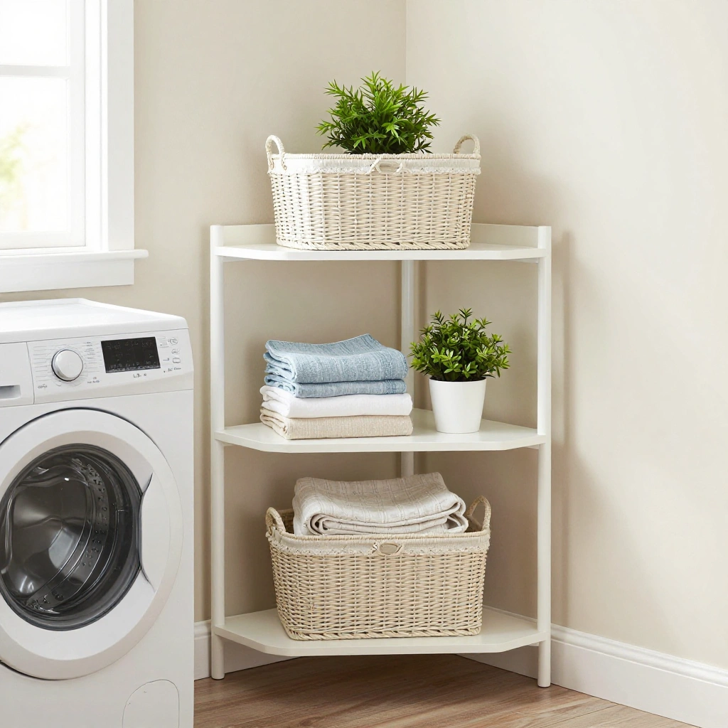 Corner Shelving Unit for Tight Spaces
