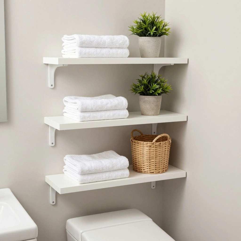 Floating Corner Shelves