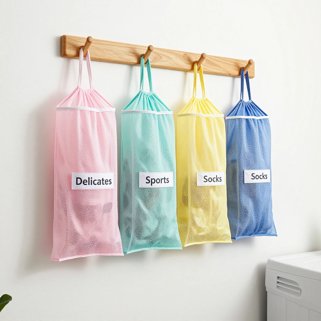 Hanging Mesh Bag Station