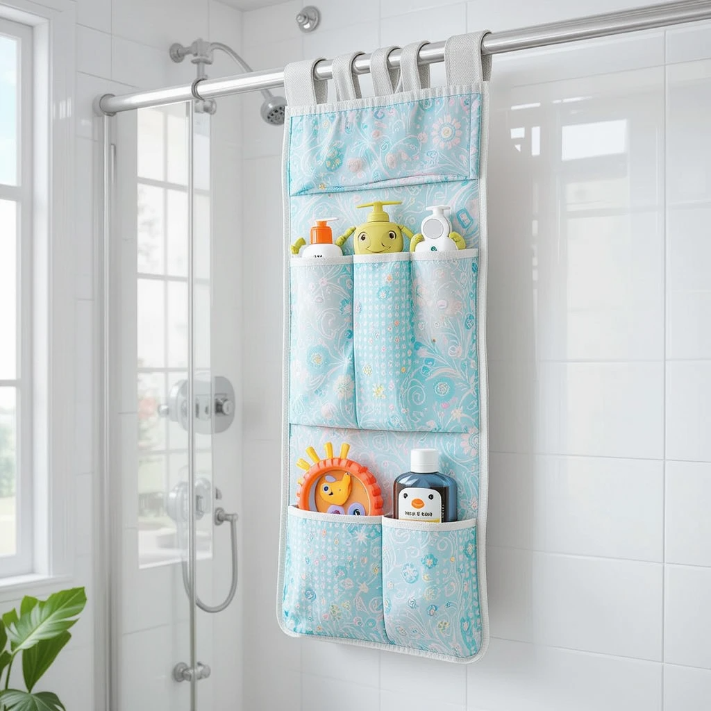 Hanging Mesh Shower Organizer
