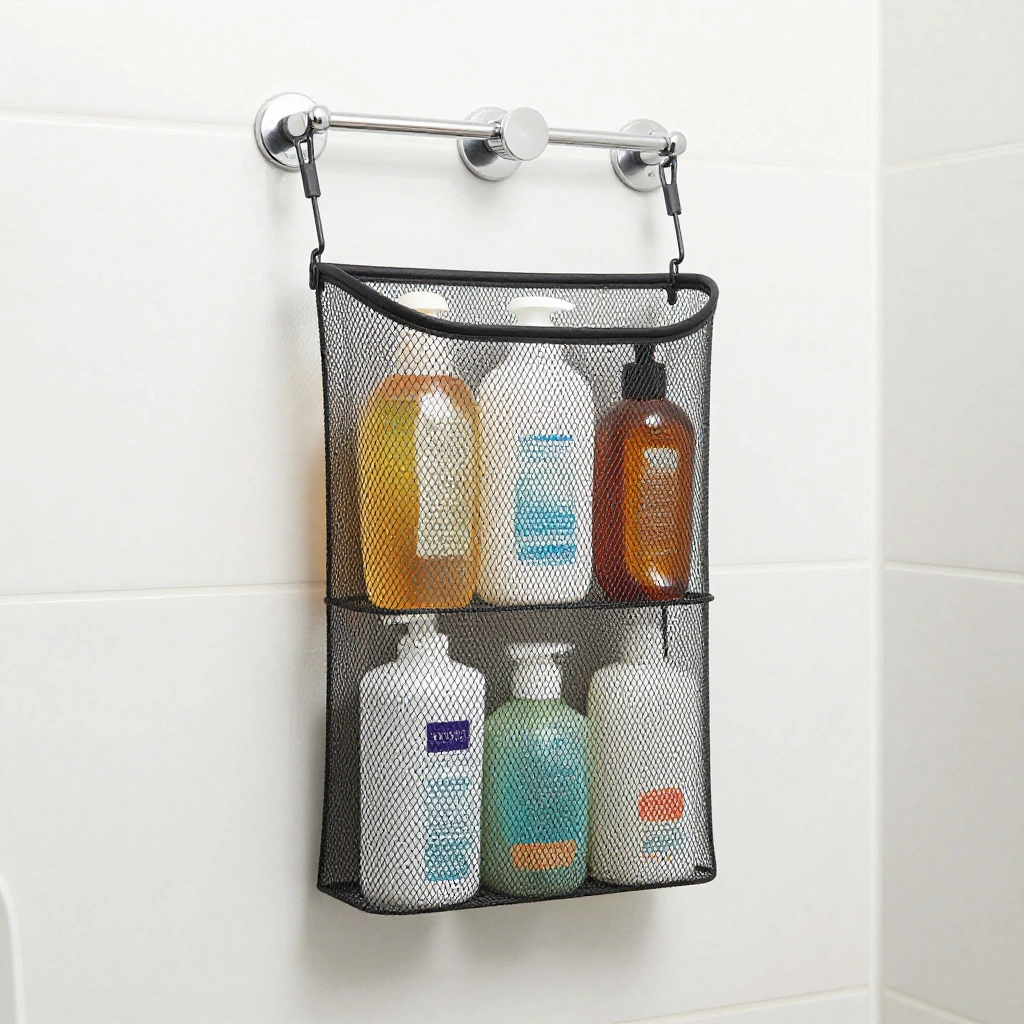 Hanging Mesh Shower Organizer
