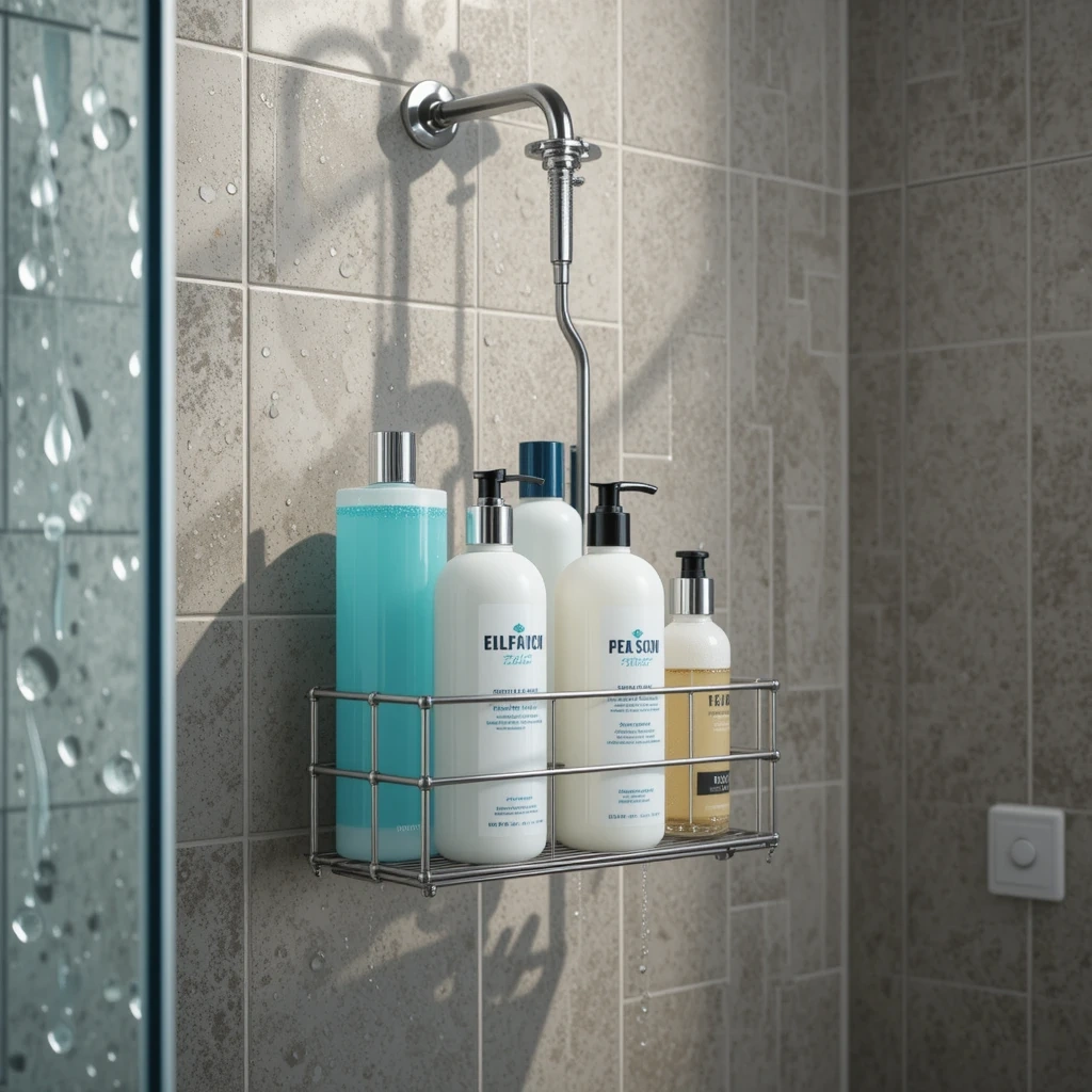 Hanging Shower Caddy with Multiple Tiers