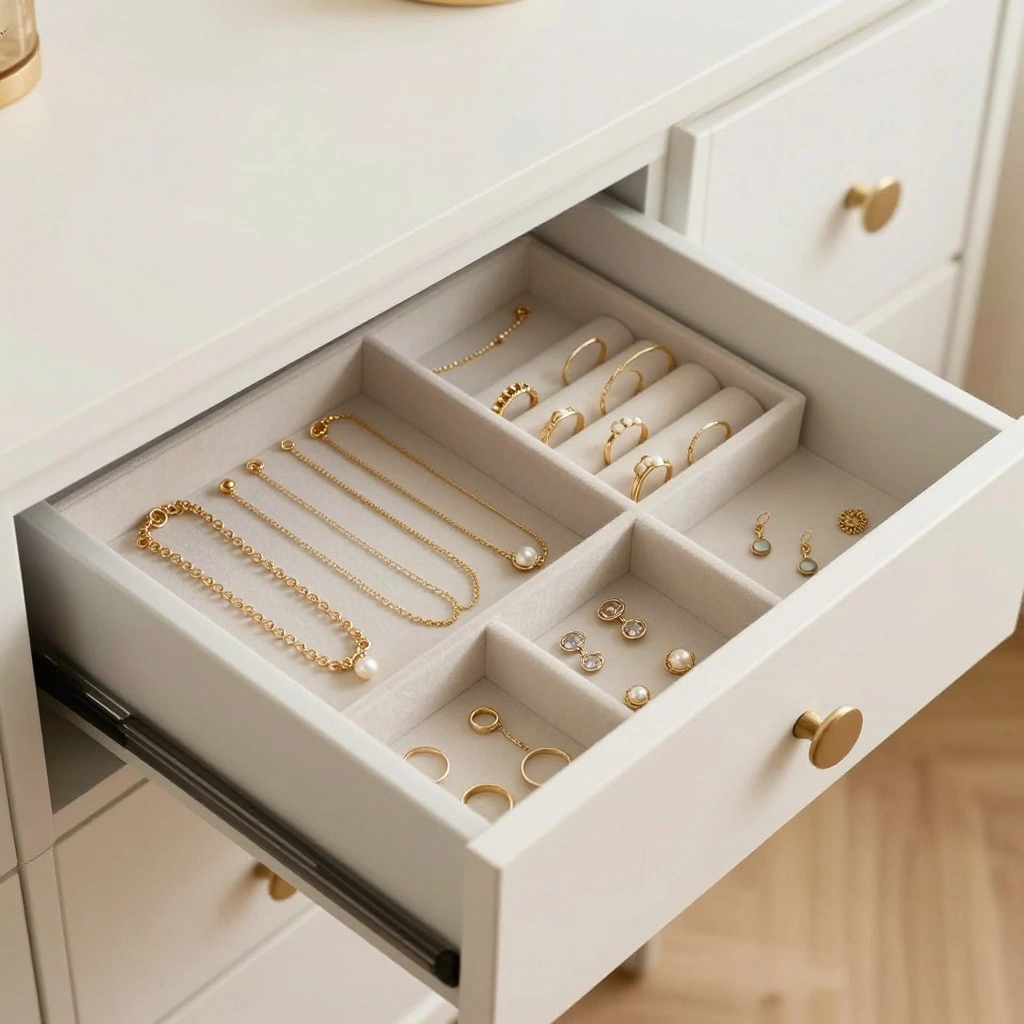 Jewelry and Accessory Drawer Organizer
