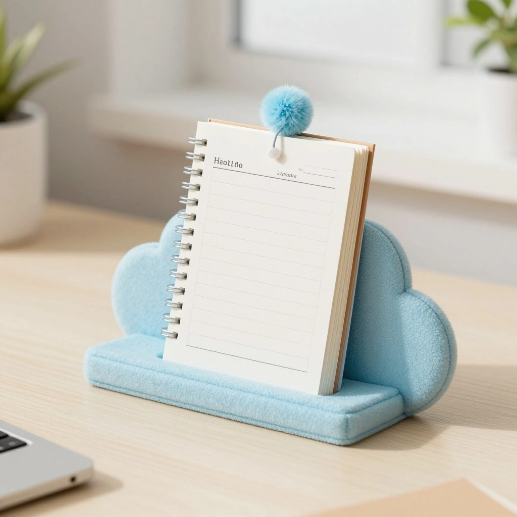 Kawaii Cloud Bookend Shelf