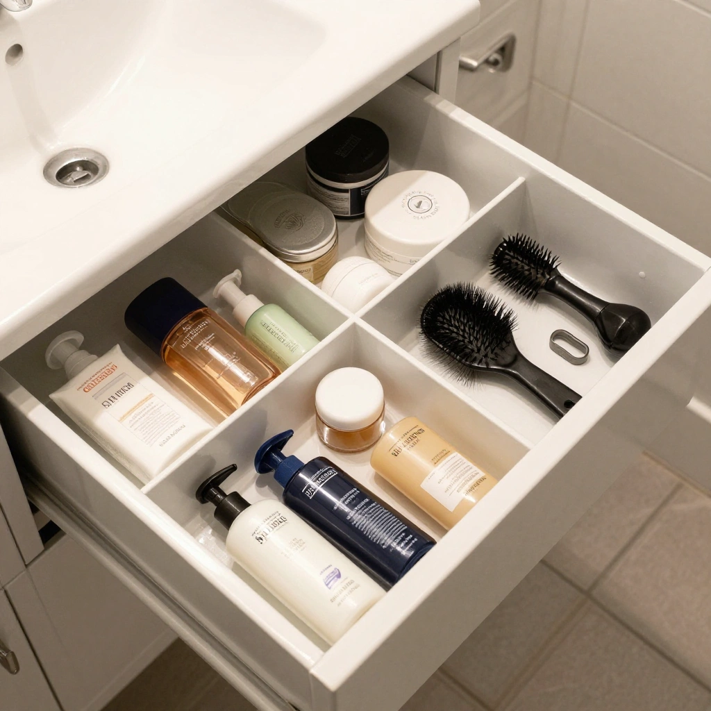 Dorm Bathroom Organization