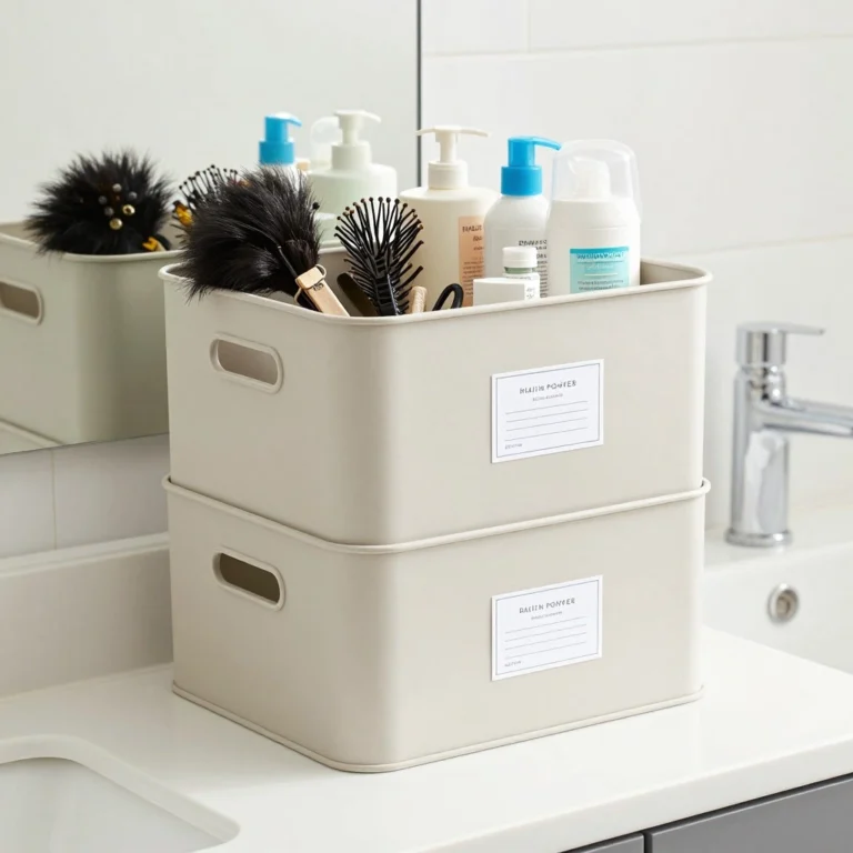Bathroom Counter Organization