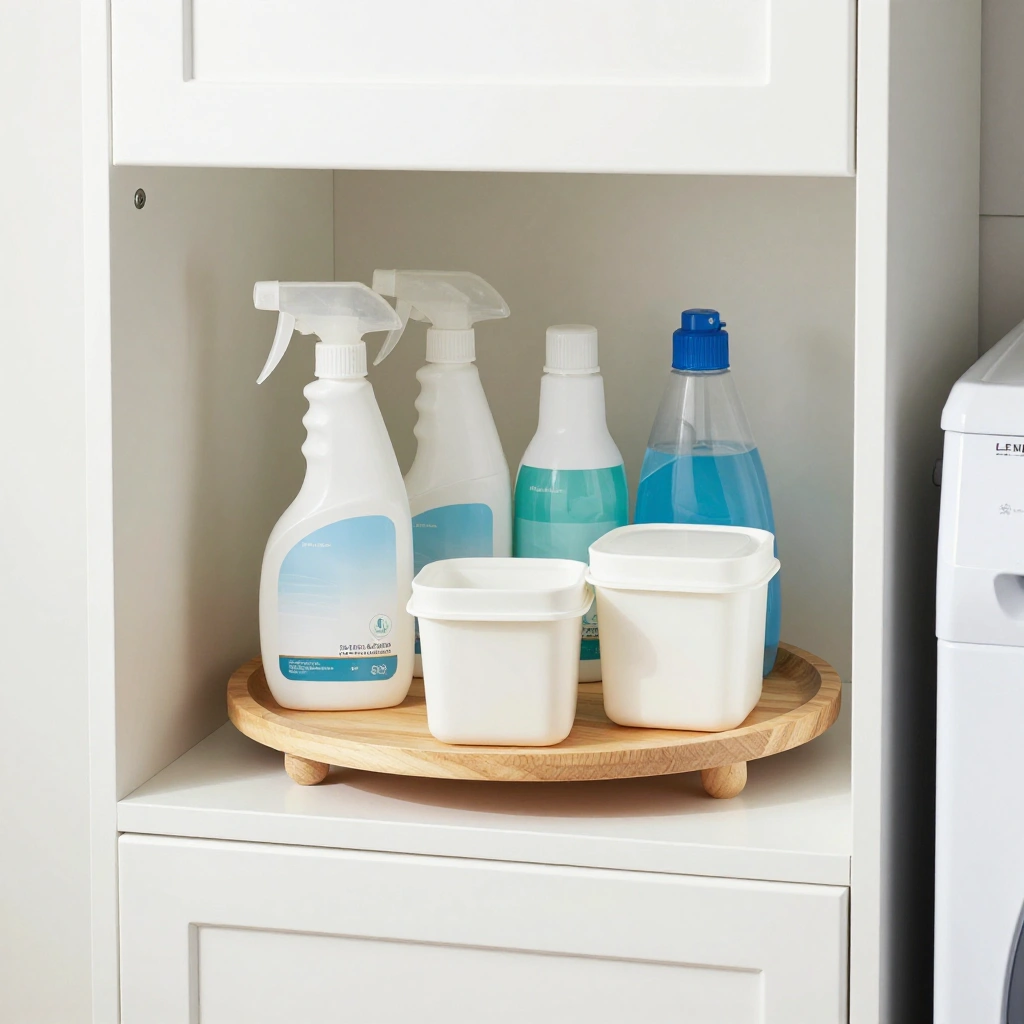 Lazy Susan for Small Bottles and Sprays