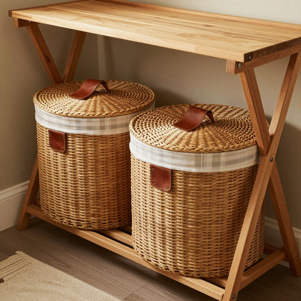 Lidded Baskets for Seasonal Storage