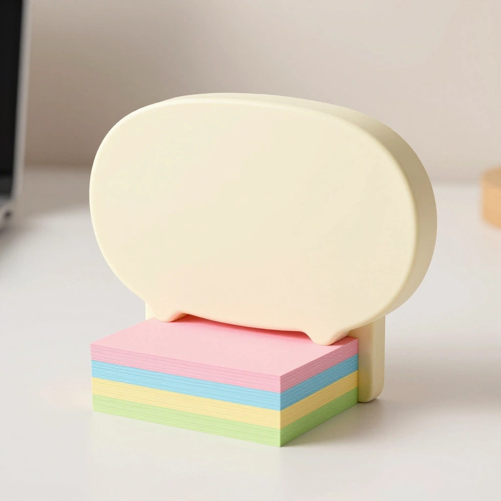 Manga-Style Sticky Note Tower