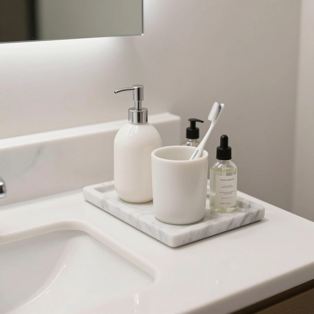 Marble or Wood Tray for Everyday Essentials