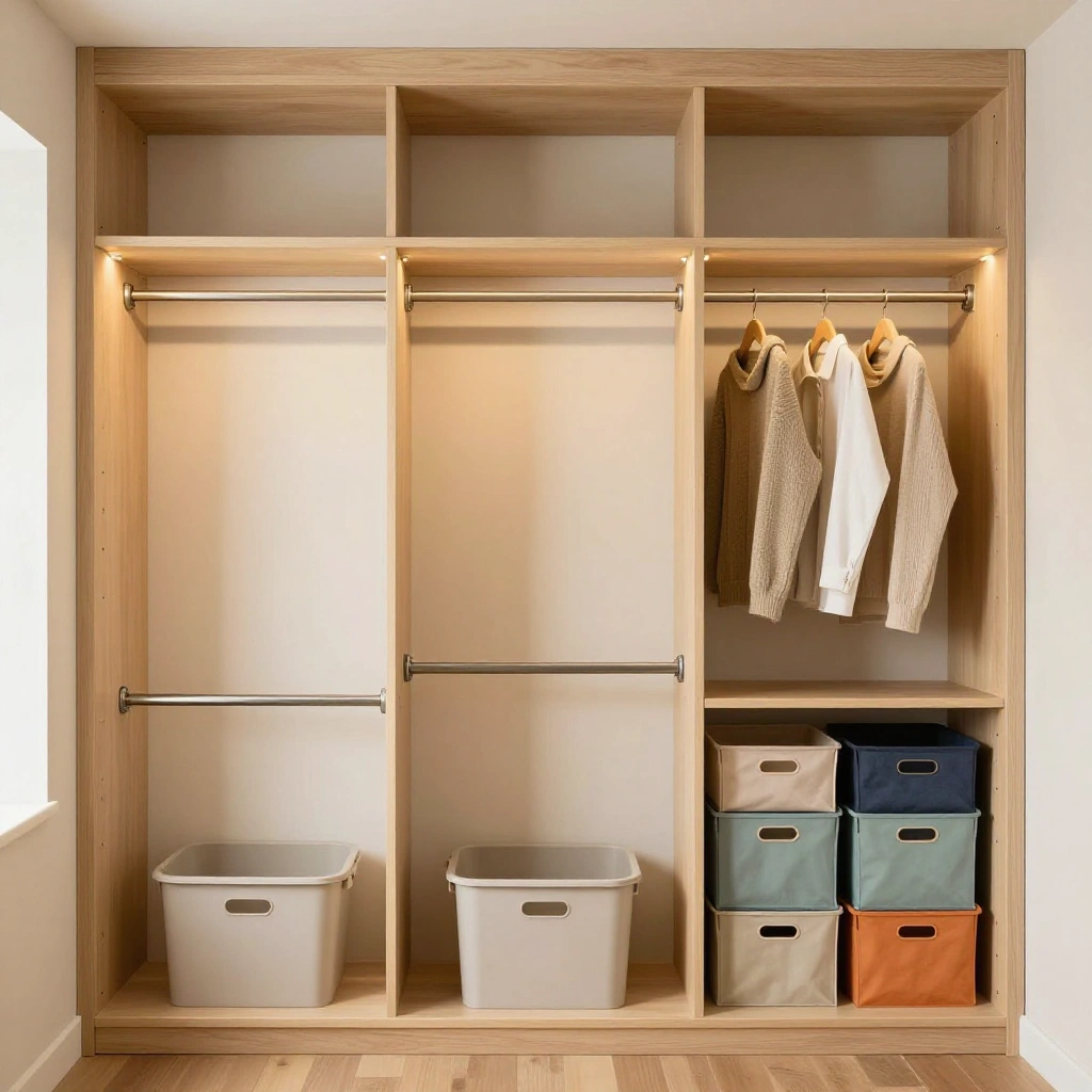 Master Closet Organization Layout