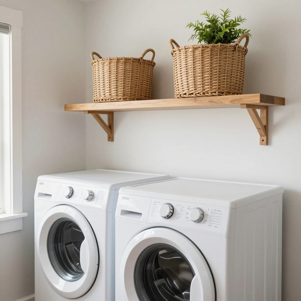 Laundry Room Cabinet Organization