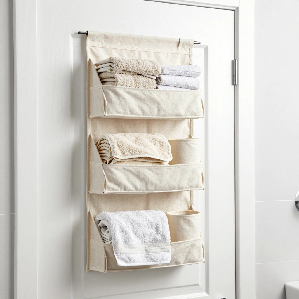 Over-the-Door Hanging Shelf Organizer