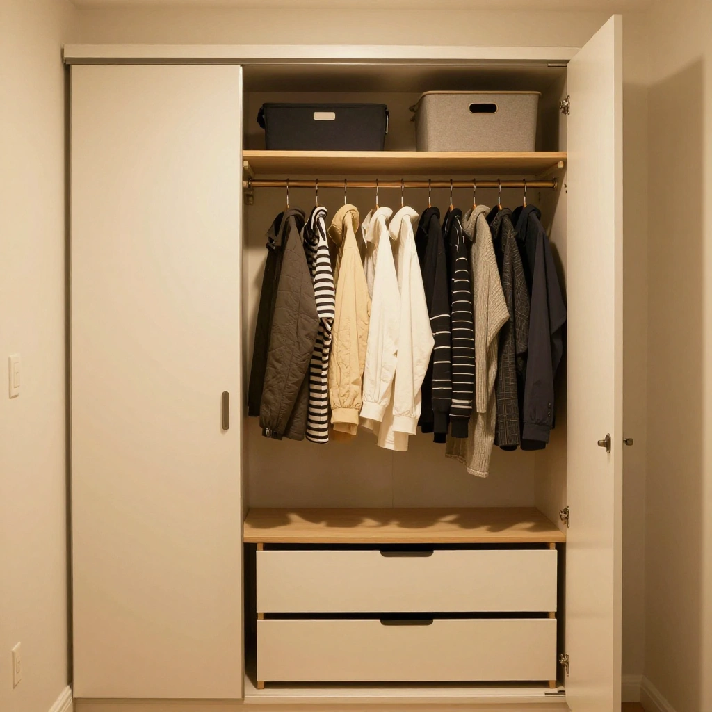 Reach-In Sliding Door Layout