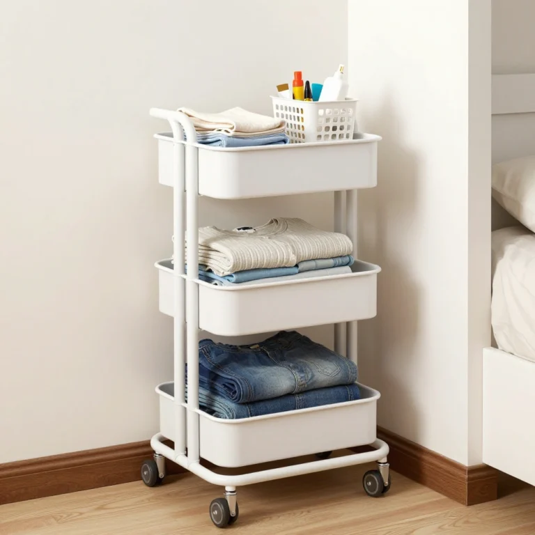Dorm Closet Organization