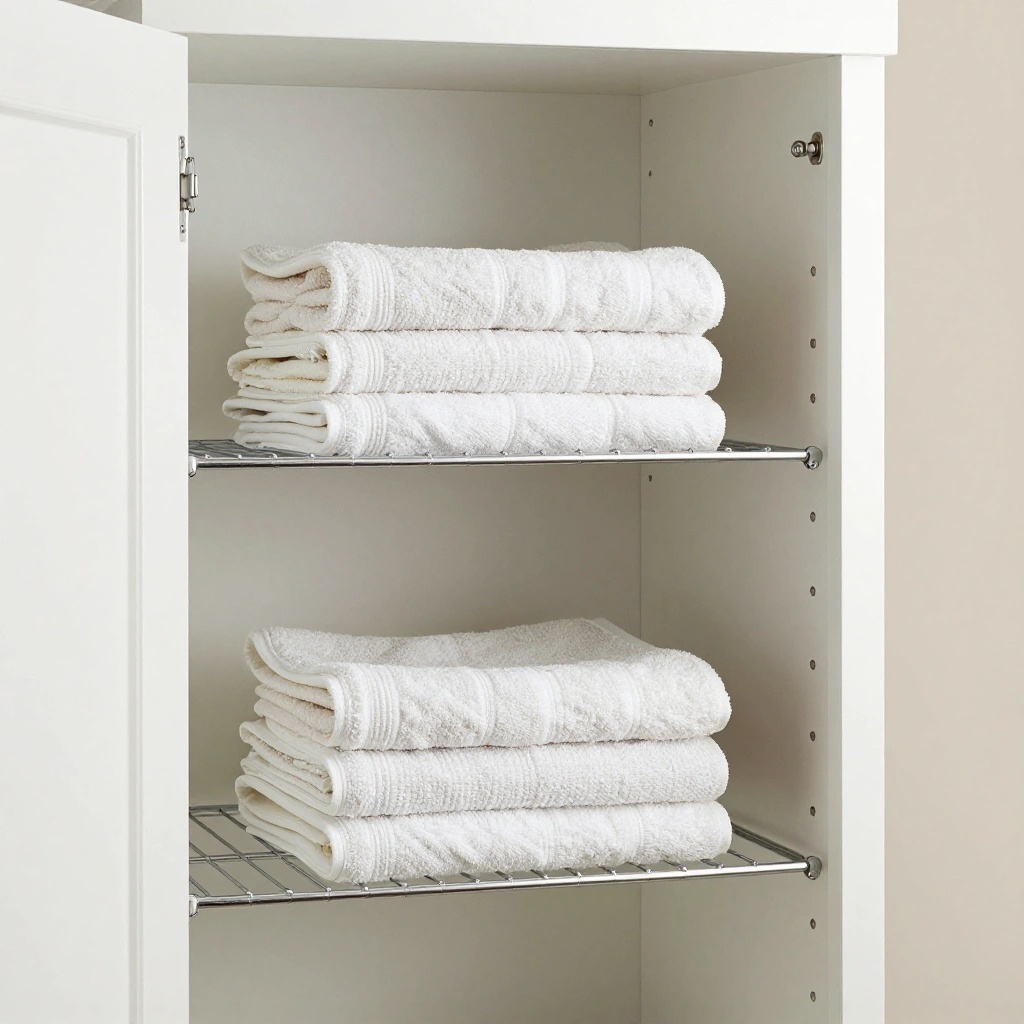 Stacked Shelf Dividers for Vertical Space