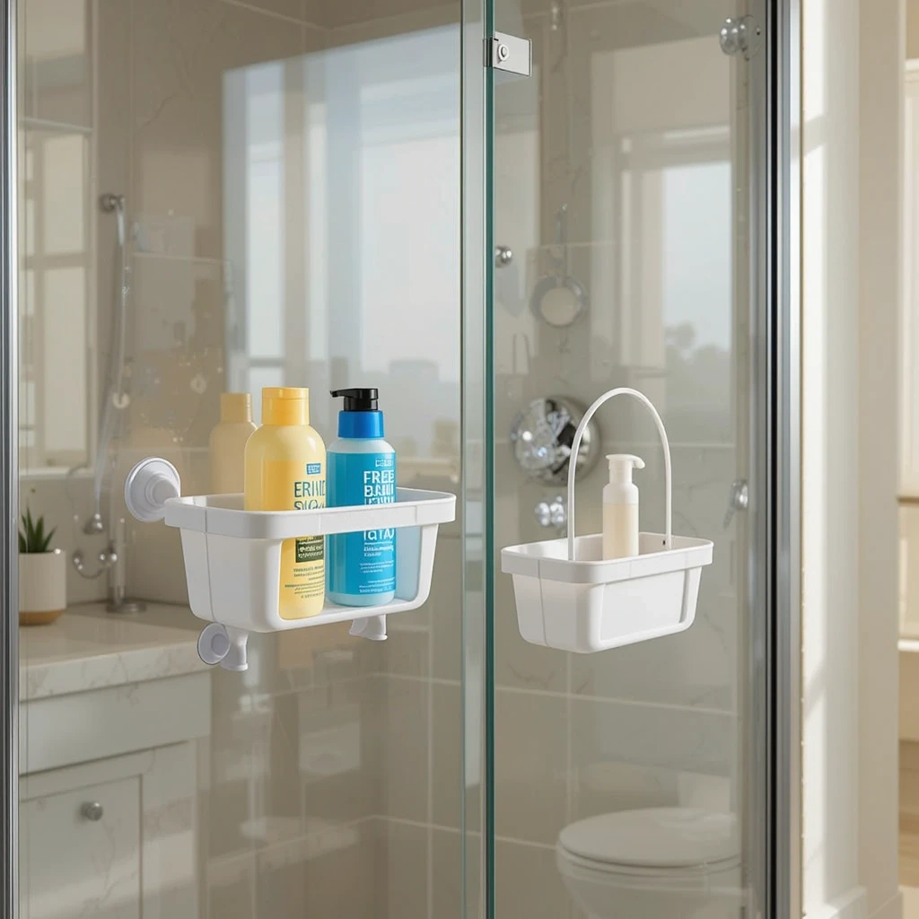 Suction Cup Shower Bins