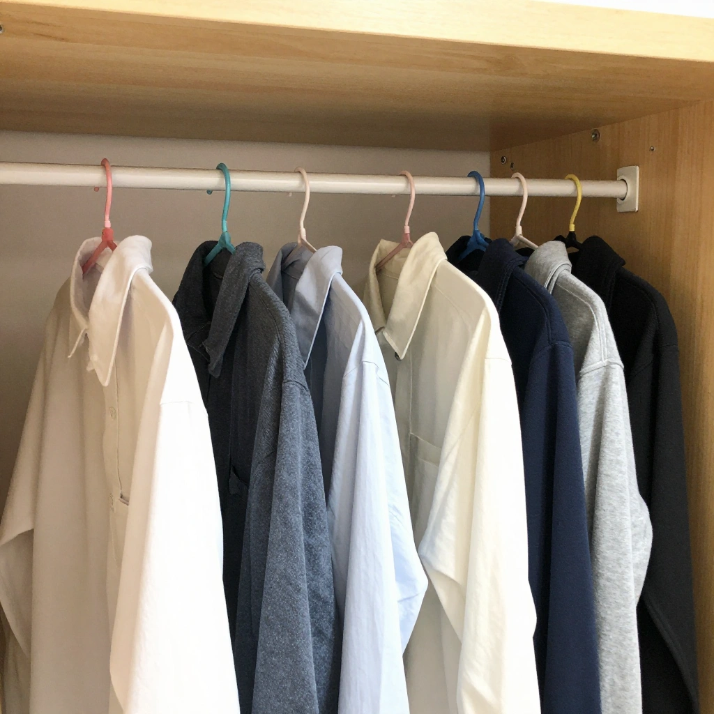 Tension Rod for Double Hanging Space