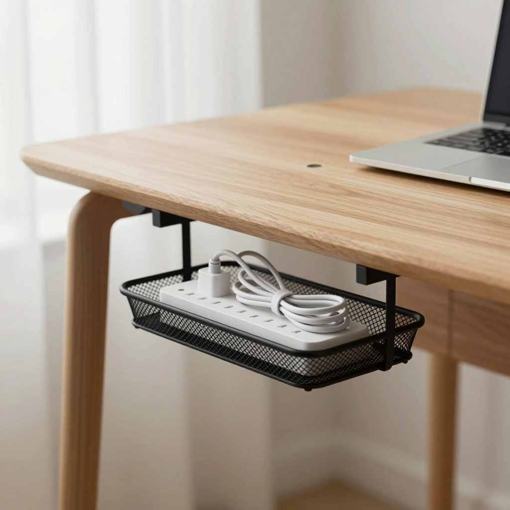 Under-Desk Cable Tray
