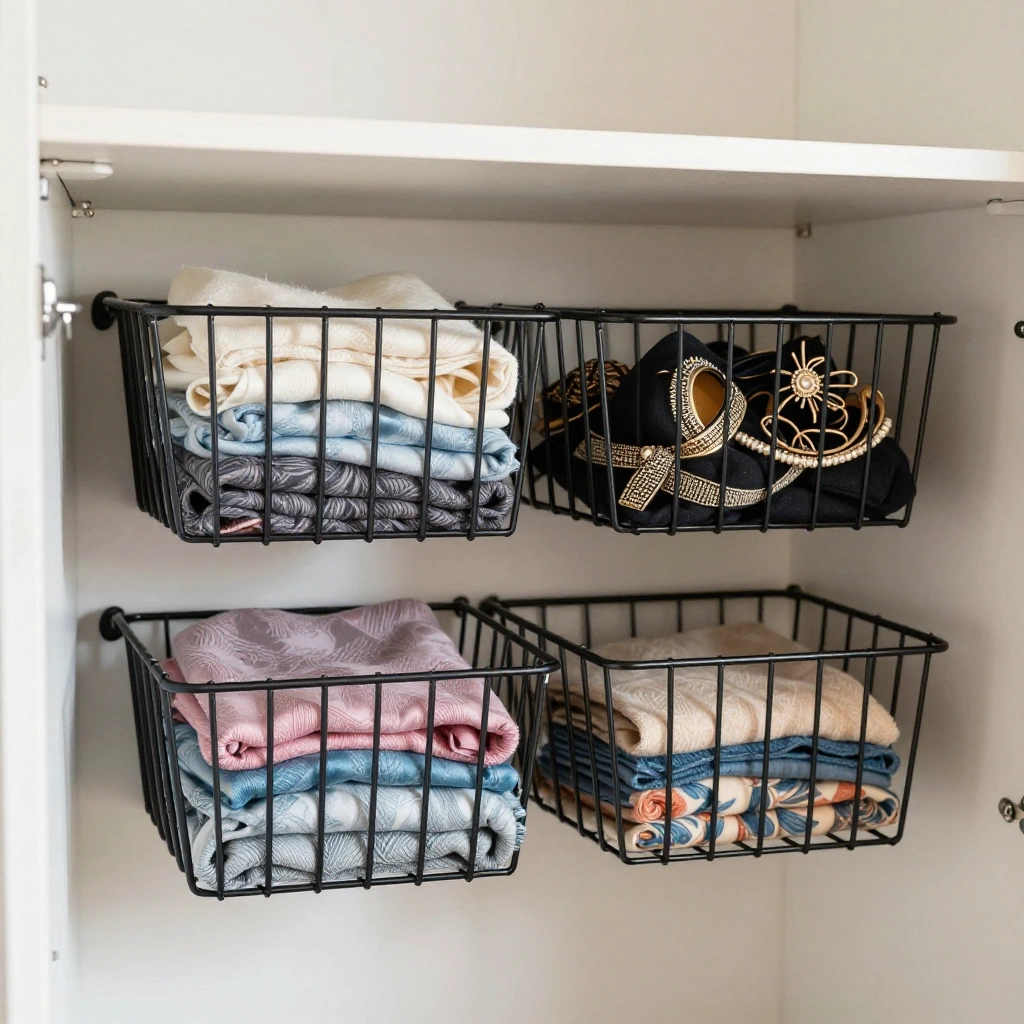 Under-Shelf Wire Baskets