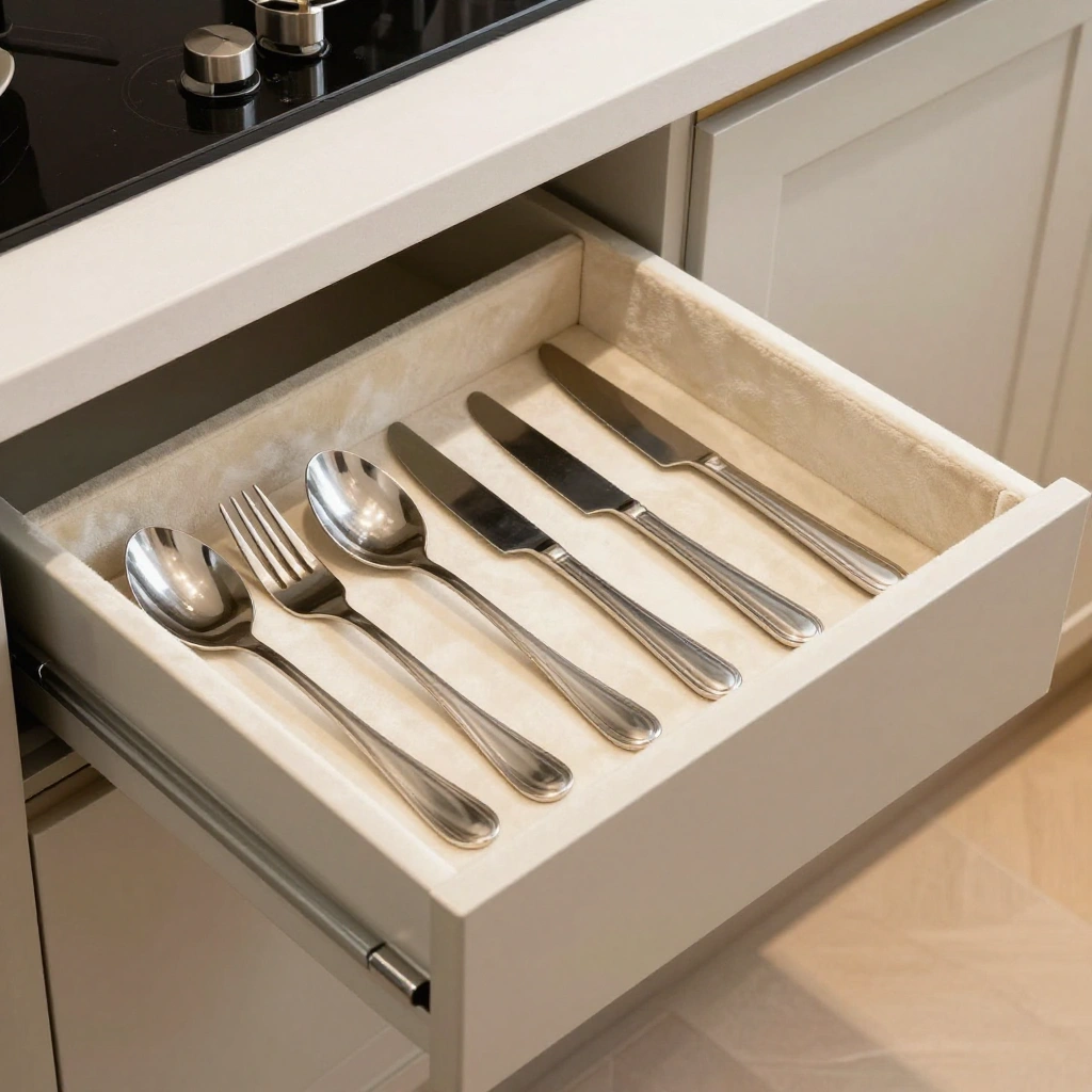 Velvet-Lined Cutlery Insert