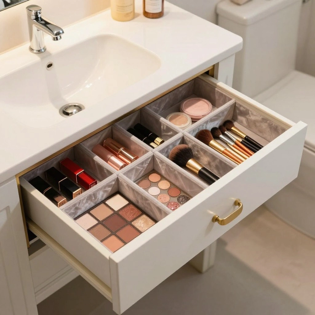 Velvet-Lined Drawer Insert