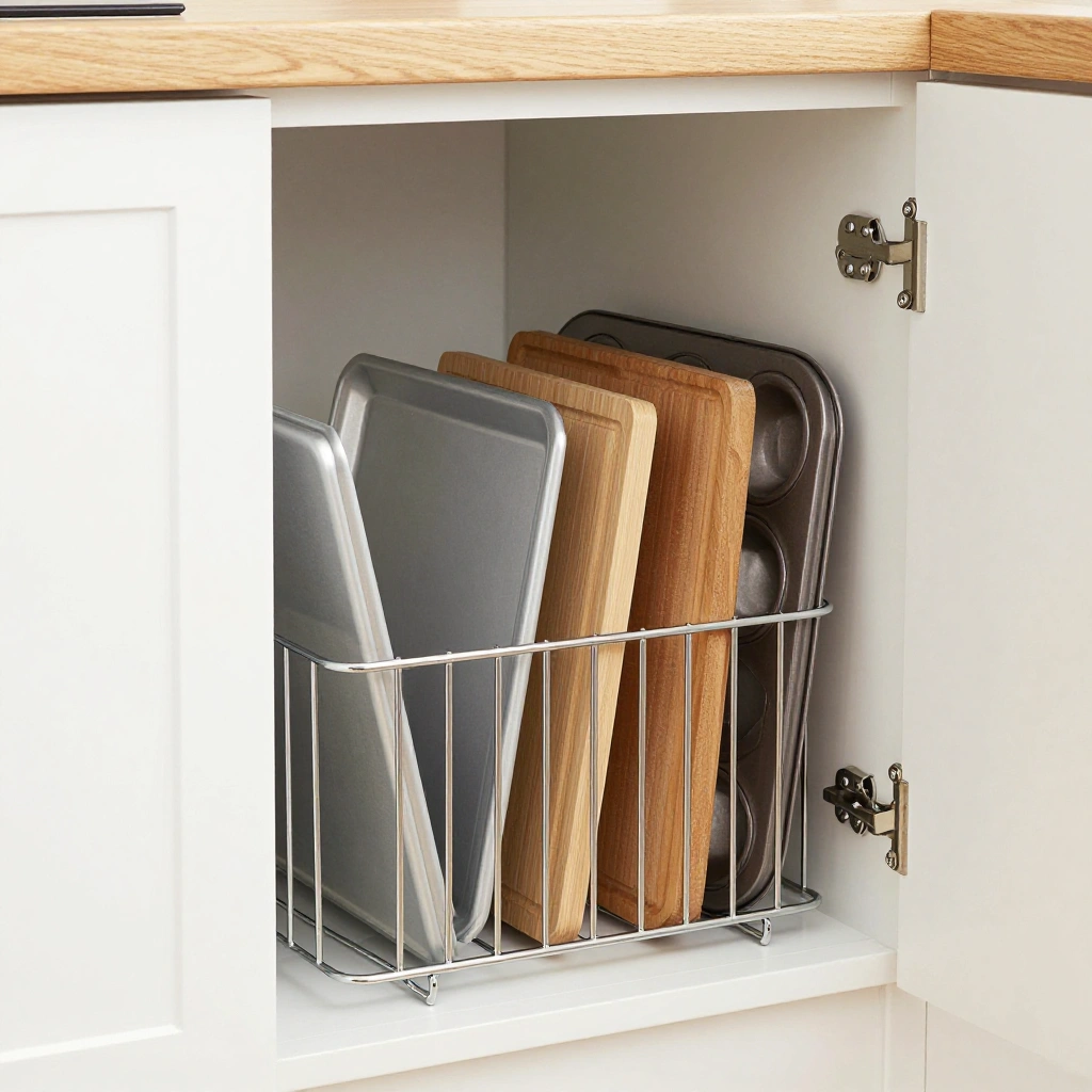 Vertical Dividers for Baking Sheets and Trays