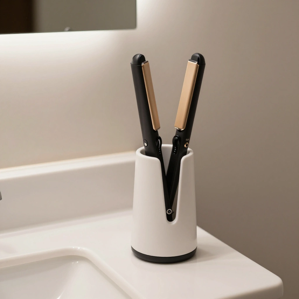 Vertical Tray for Hair Tools