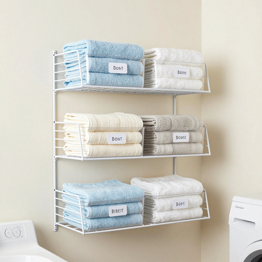 Wall-Mounted Wire Shelving