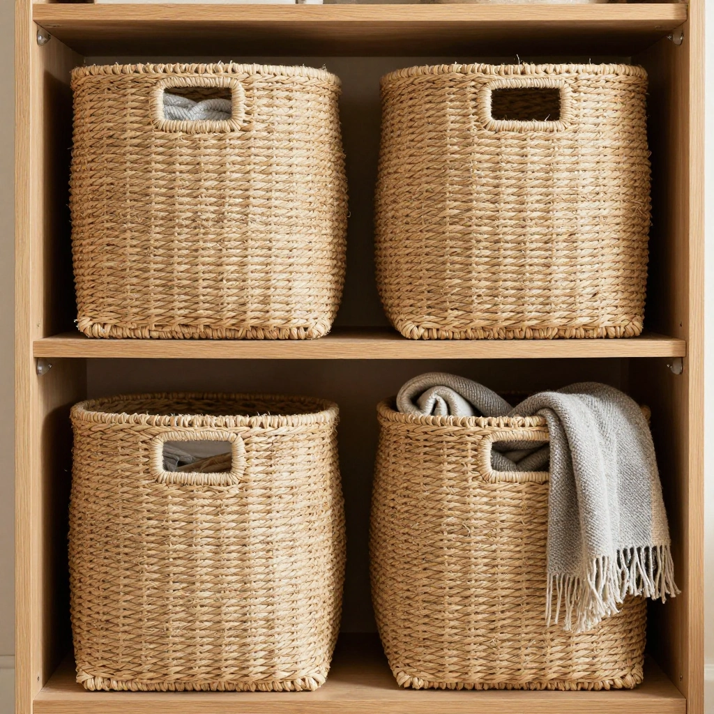 Woven Basket Bins