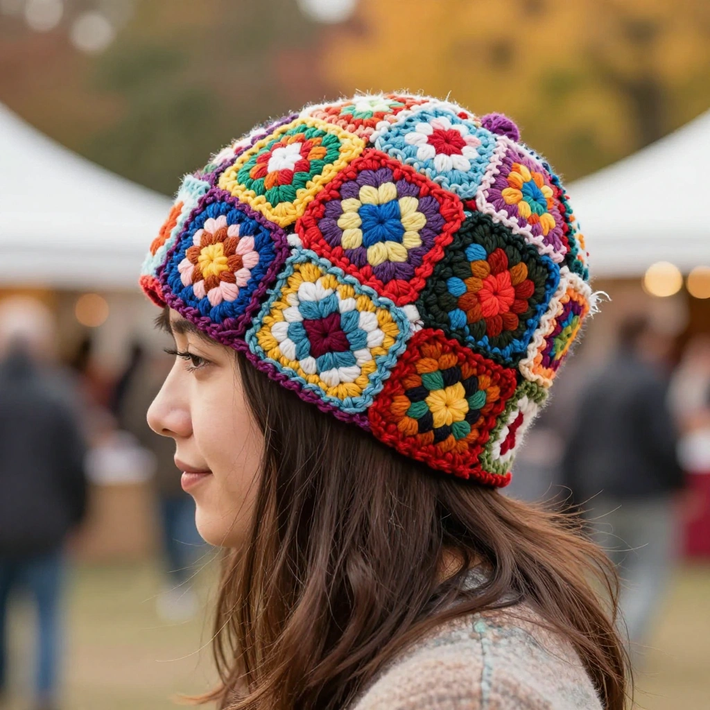 Slouchy Crochet Beanie